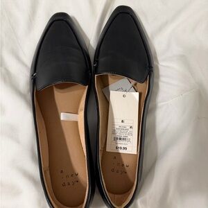 A New Day Classic Black Loafers